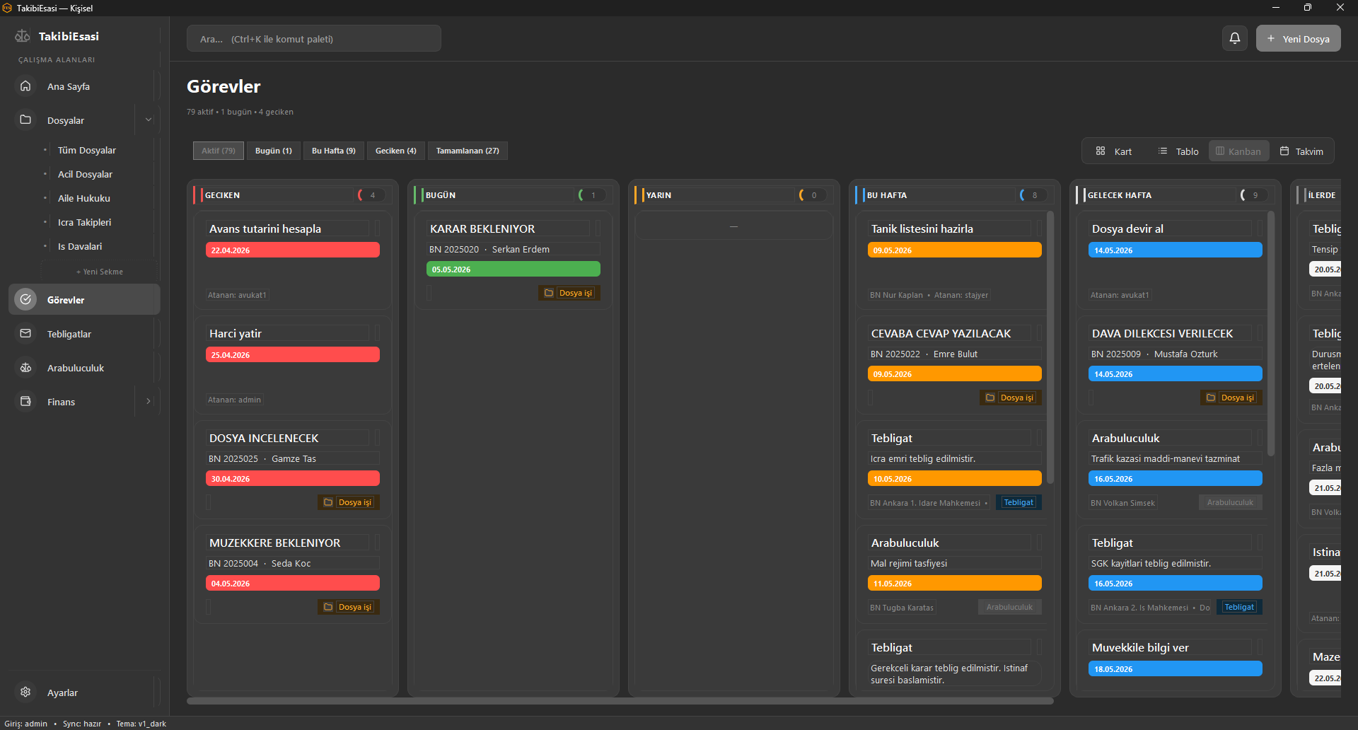 Kanban Görünümü